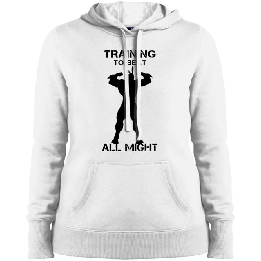 AGR My Hero Academia training to beat all might Ladies’ Pullover Hooded Sweatshirt