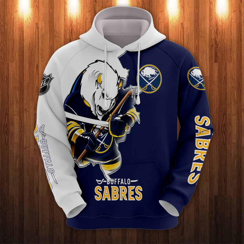 Buffalo Sabres Hoodies 3D Cartoon Graphic Sweatshirt For Fan