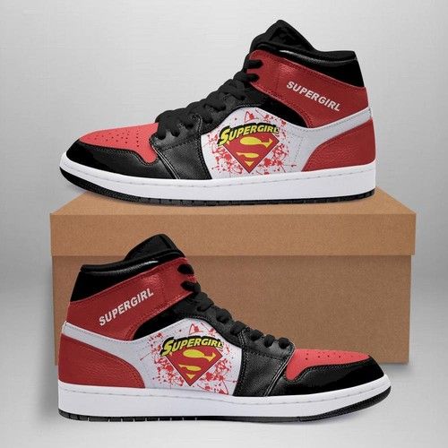 Supergirl DC Comics Air Jordan Sneakers Team Custom Design Shoes