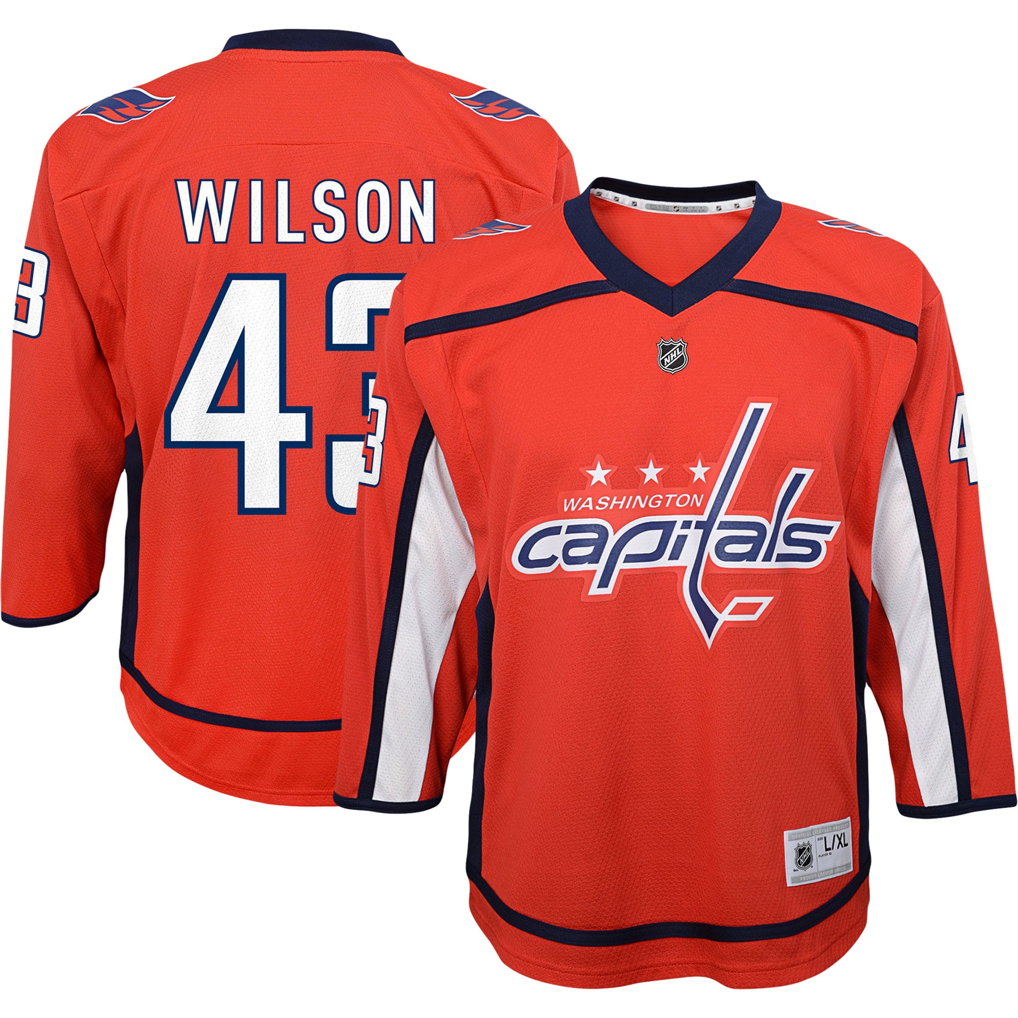 Youth Washington Capitals Tom Wilson Red Home Player Jersey