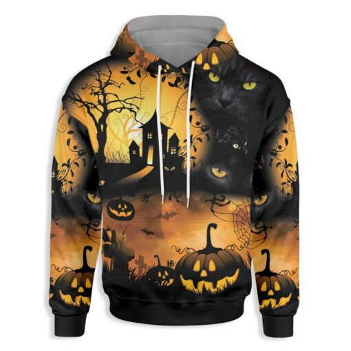 Halloween Night All Over Print Hoodie For Men & Women, Halloween 3D Hoodie Gift For Halloween Day