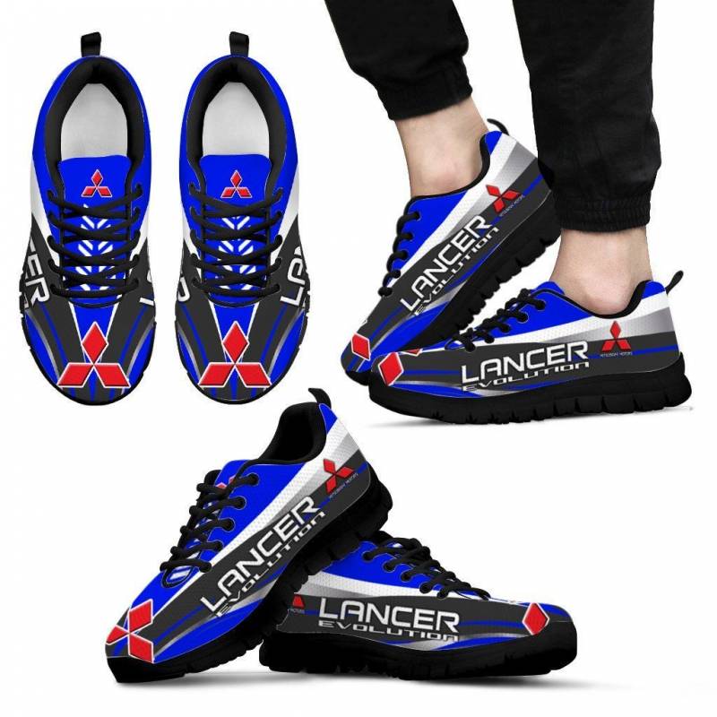 3D Printed Mitsubishi Lancer Evolution LPH Sneakers Ver 1 For Men & Women (Blue)