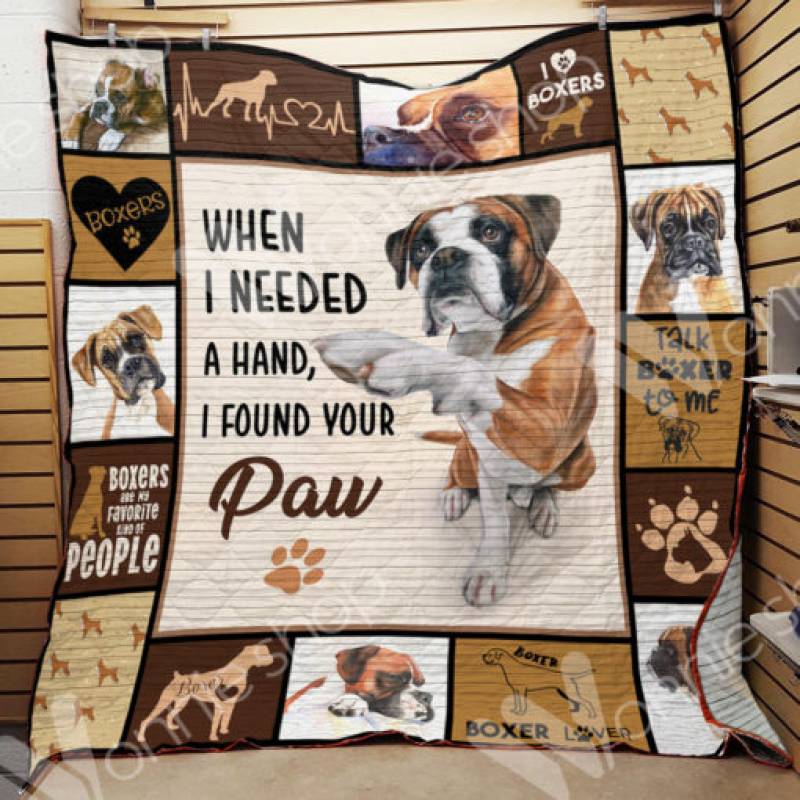 Boxer Dog Blanket NOV2802 85O34