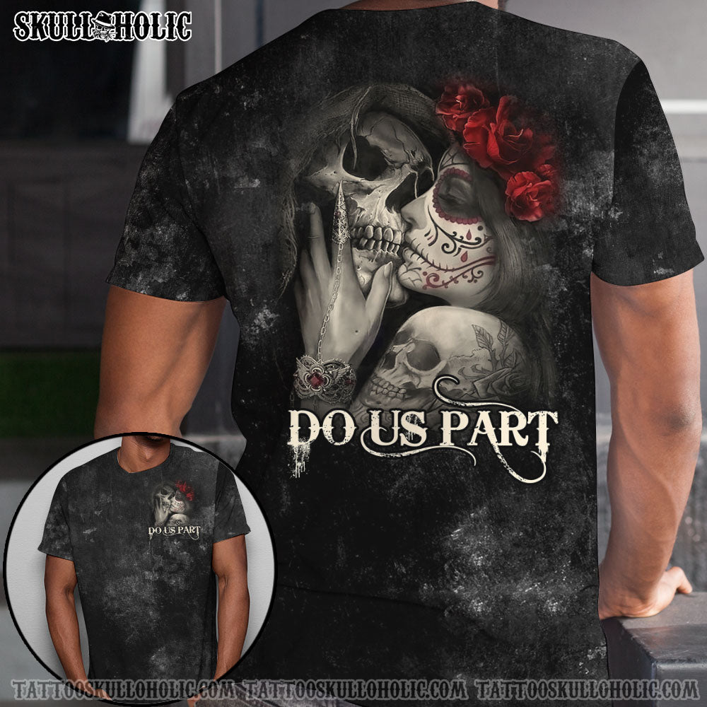 Till Death Do Us Part Sugar Skull Couple All Over Print – Tlty2911211
