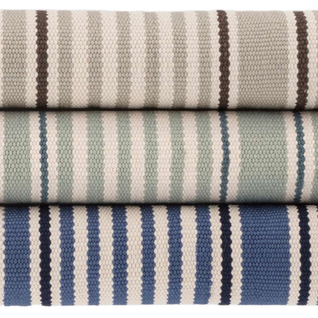 Dash & Albert Rugby Stripe Rdb178 Platinum Rug Cristelarosales Shop
