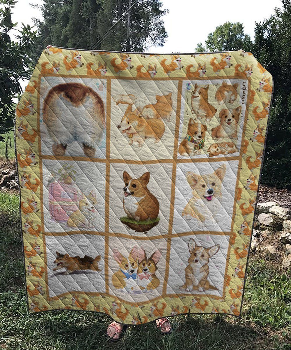 Corgi My Boss LF26 3D Customized Quilt