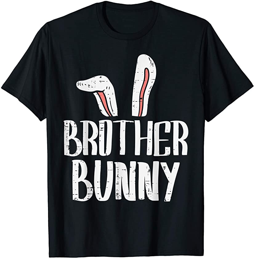 Brother Bunny Ears Cute Easter Family Matching Big Bro Boys T-Shirt