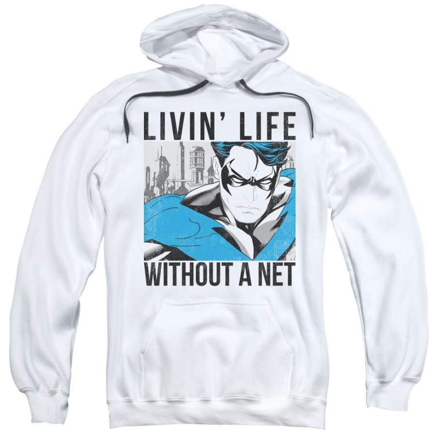 Batman – Without A Net Adult Pull Over Hoodie