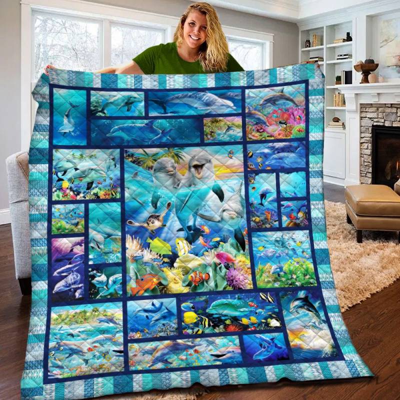 Dolphin JFJ4864 Quilt