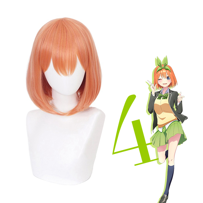 The Quintessential Quintuplets Yotsuba Nakano Itsuki Cosplay Wig Nakano Nino Ichika Miku Sister Anime 5-toubun No Hanayome Gift alx