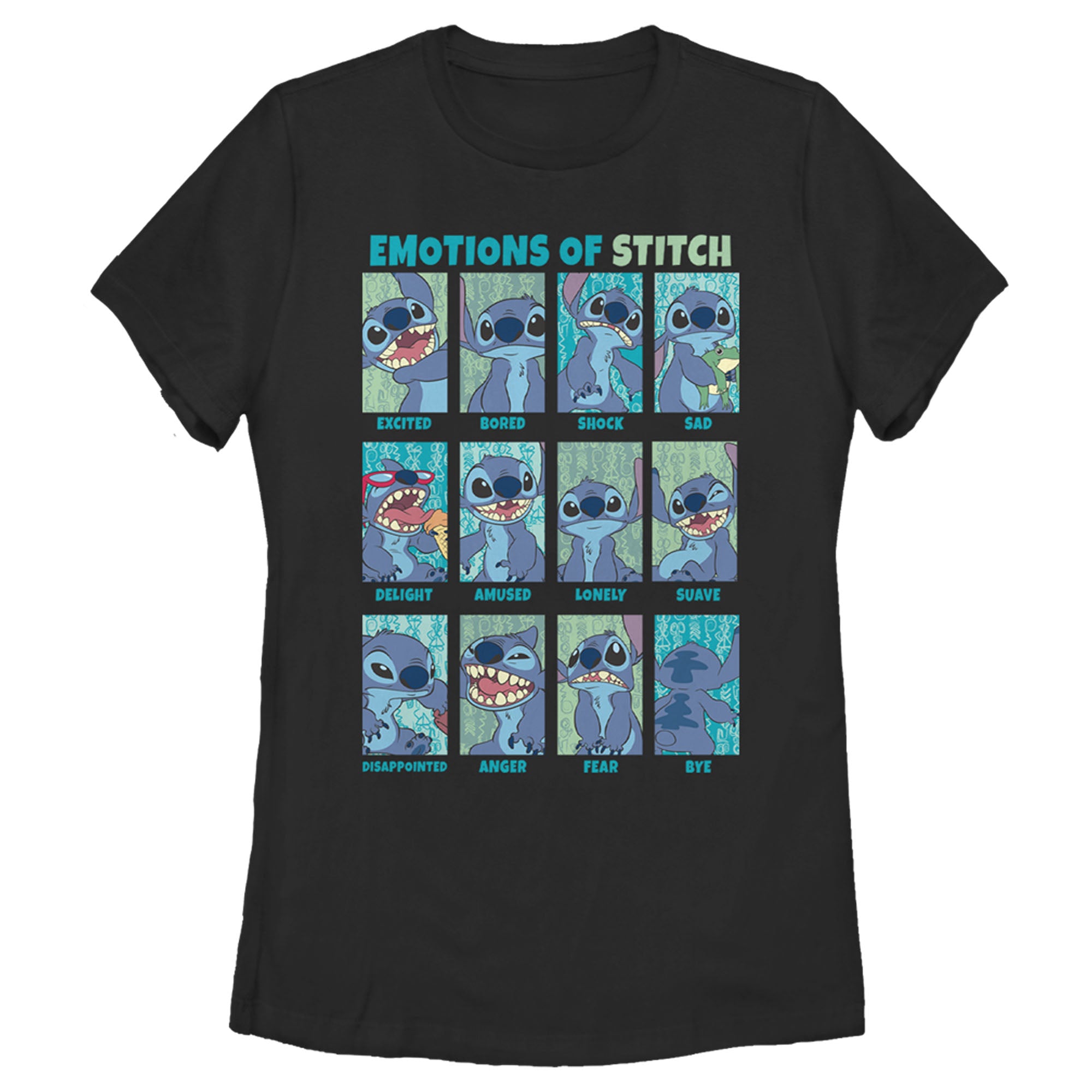 Women’S Lilo & Stitch Emotions Of Experiment 626 T-Shirt