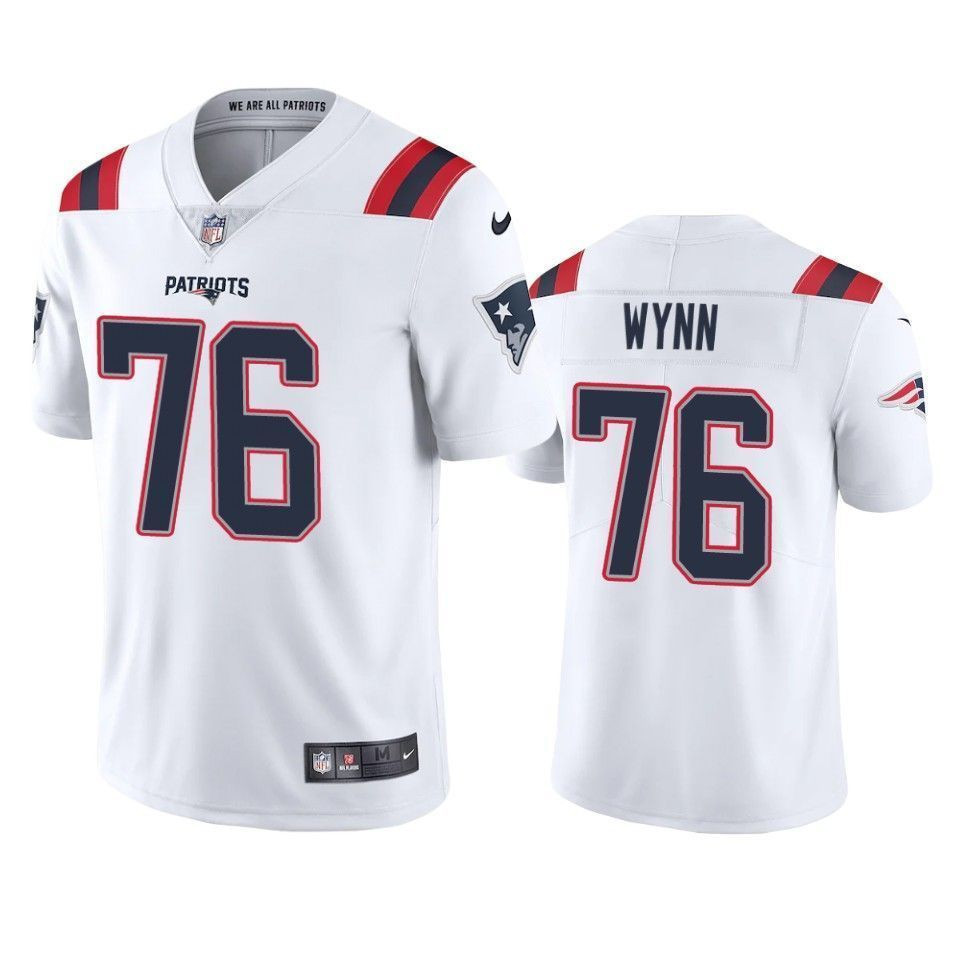 New England Patriots Isaiah Wynn White 2021 Vapor Limited Mens 3D Jersey