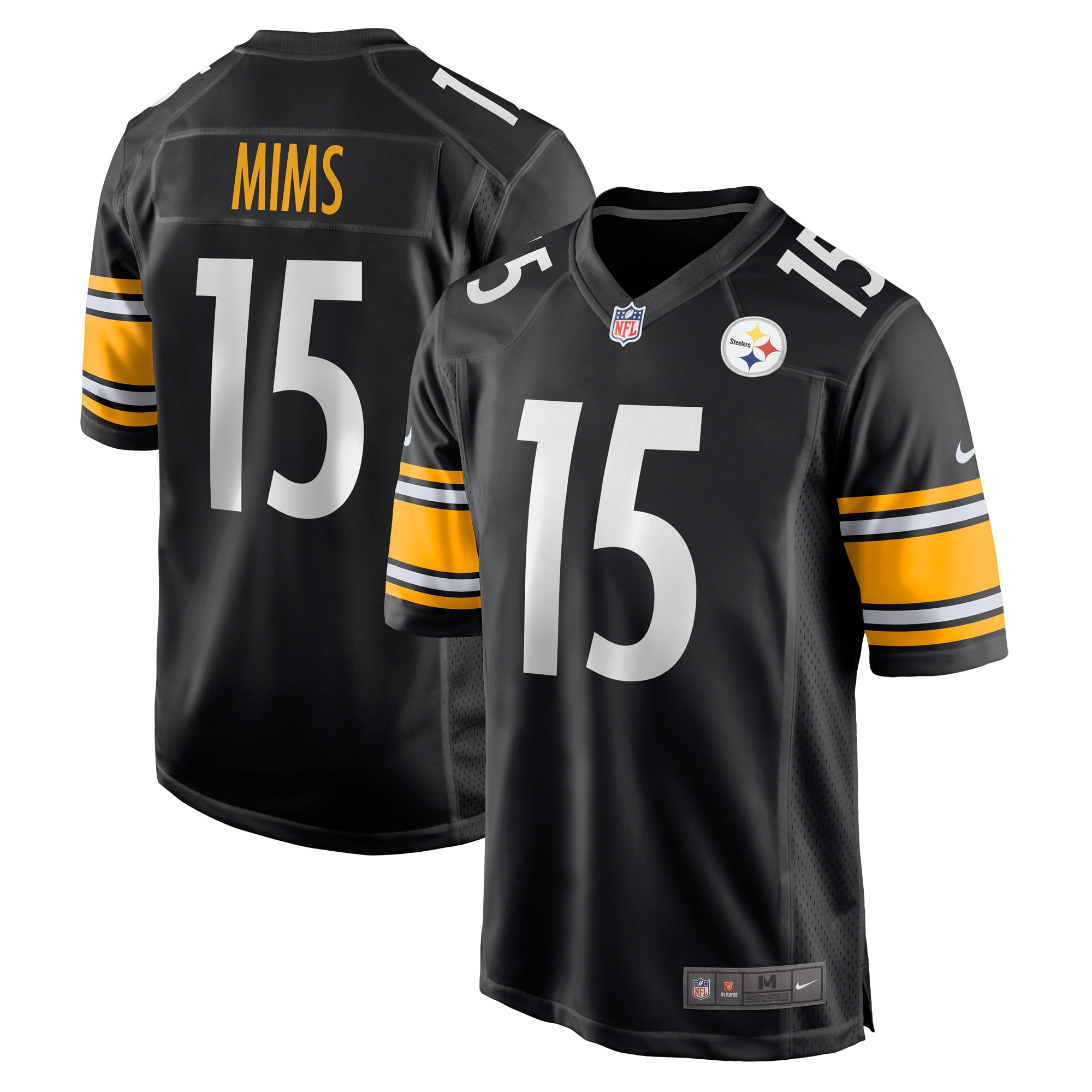 Denzel Mims Pittsburgh Steelers Game Jersey – Black