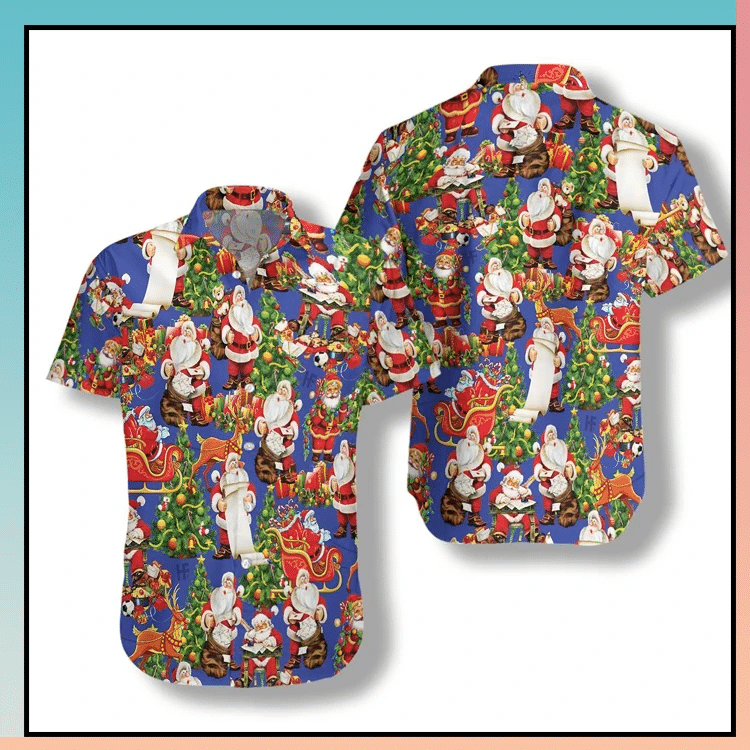 Merry Christmas Santa Claus Hawaii Shirt Unisex Adult Ha77822