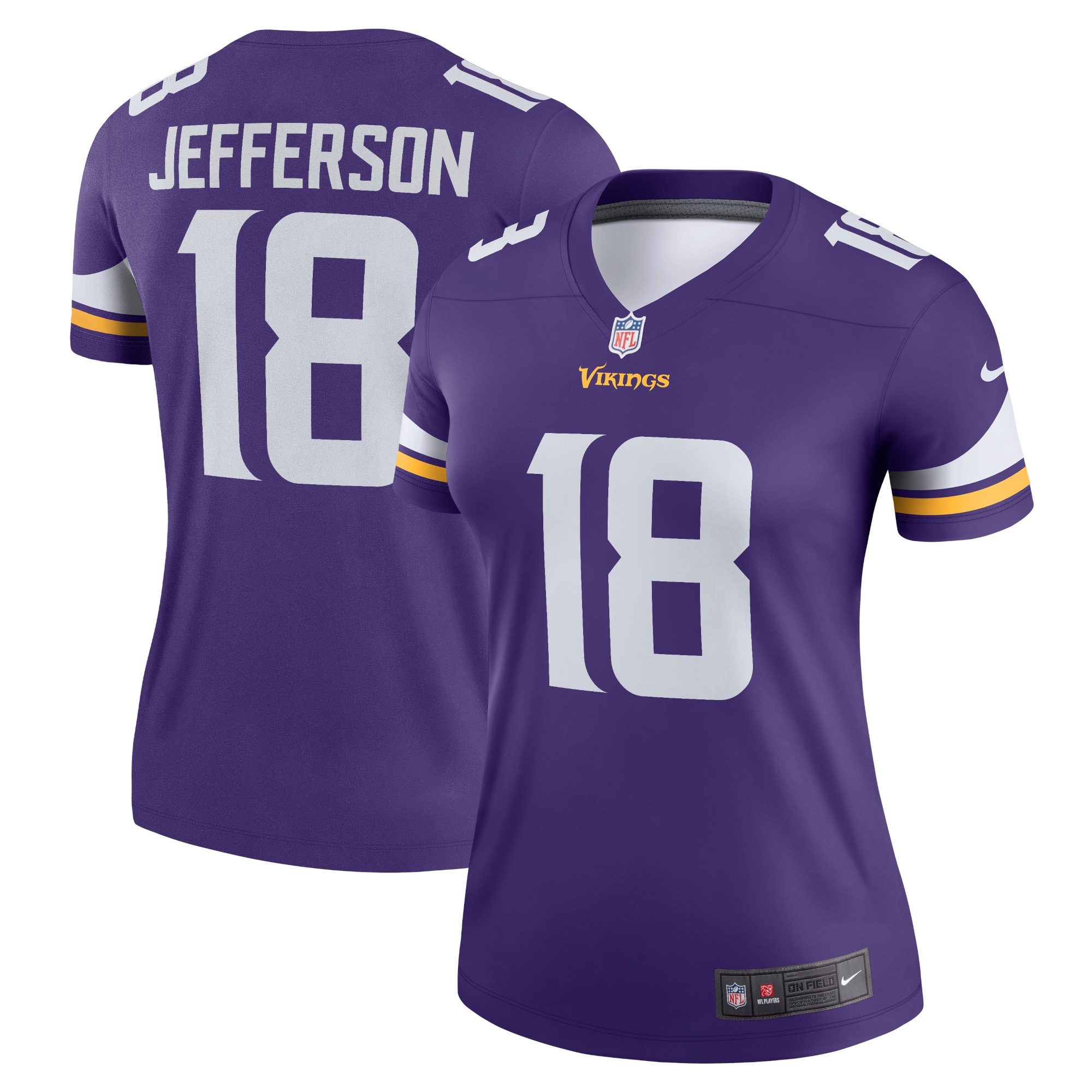 Women’s Minnesota Vikings Justin Jefferson Purple Legend Jersey