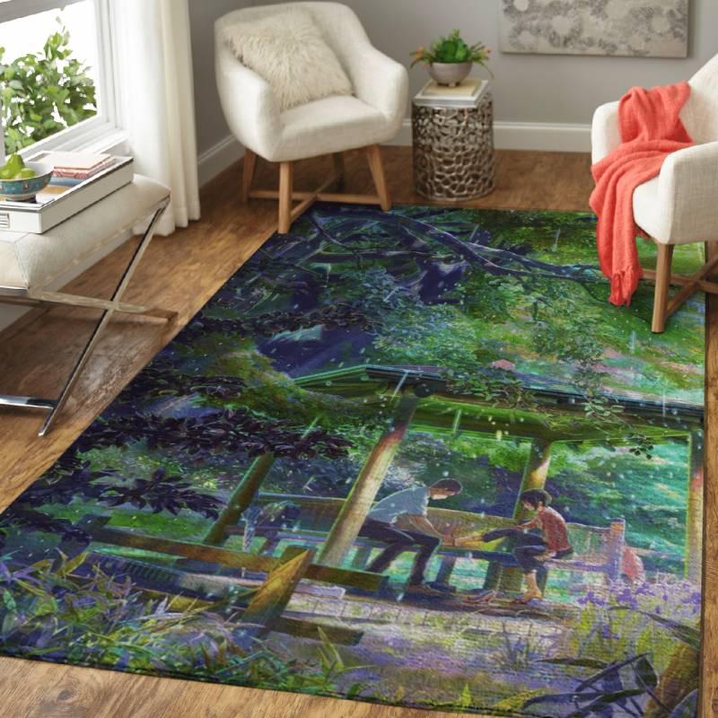 Garden Of Words Anime Film Area Rug – Carpet