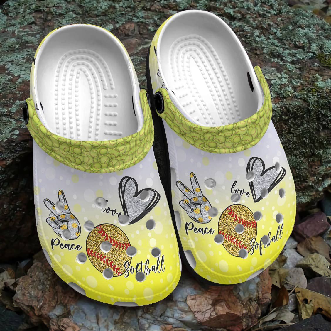 Softball Personalize Clog, Custom Name, Text, Fashion Style For Women, Men, Kid, Print 3D So Fancy