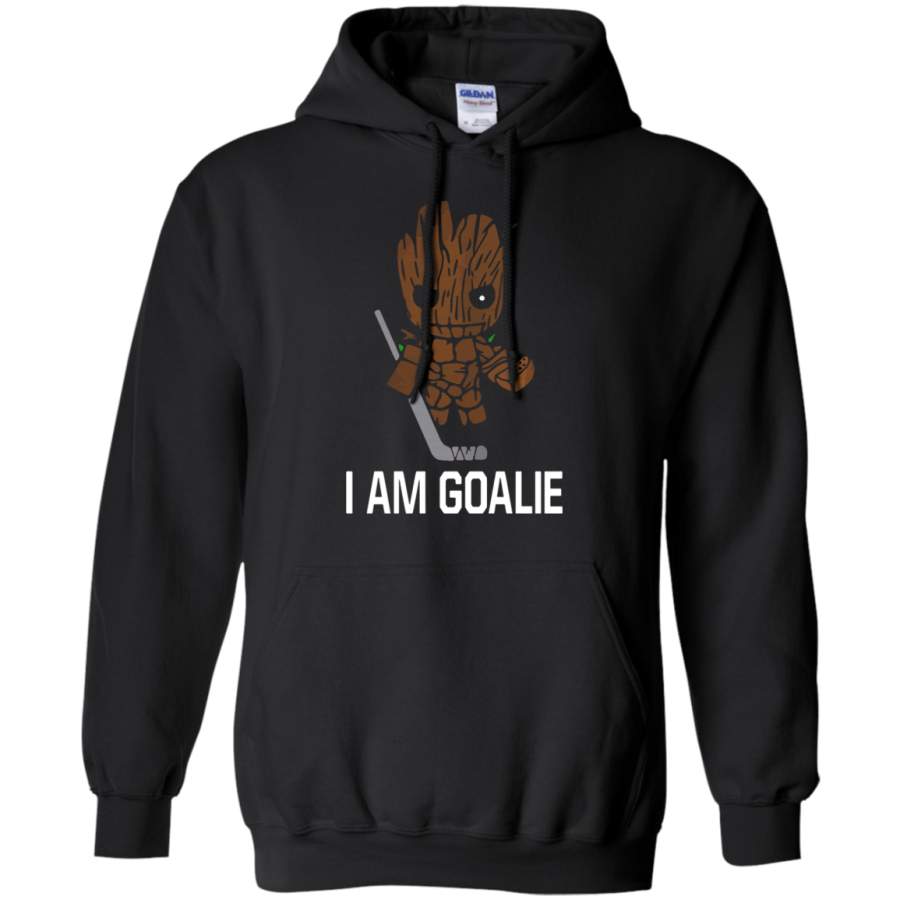 AGR I Am Goalie Groot Hockey Ice Hockey Hoodie