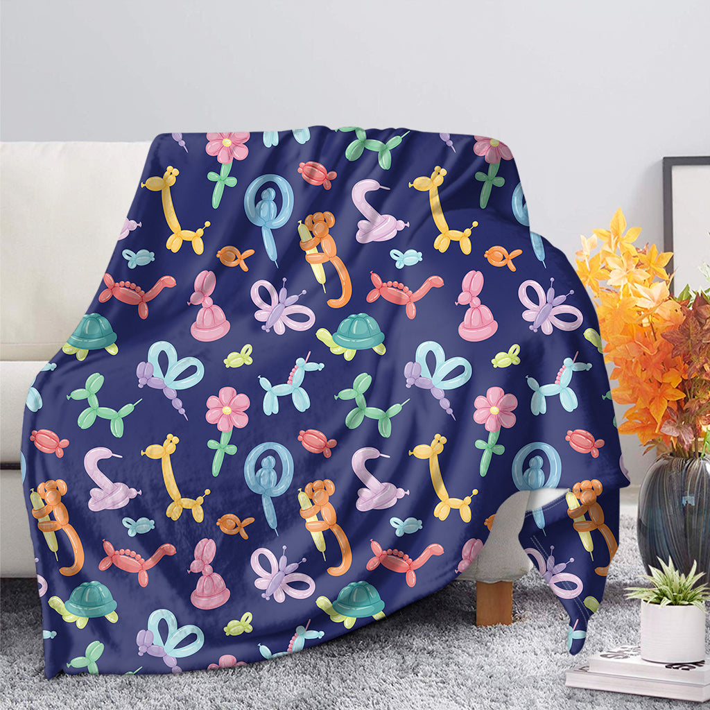 Animal Balloon Pattern Print Blanket