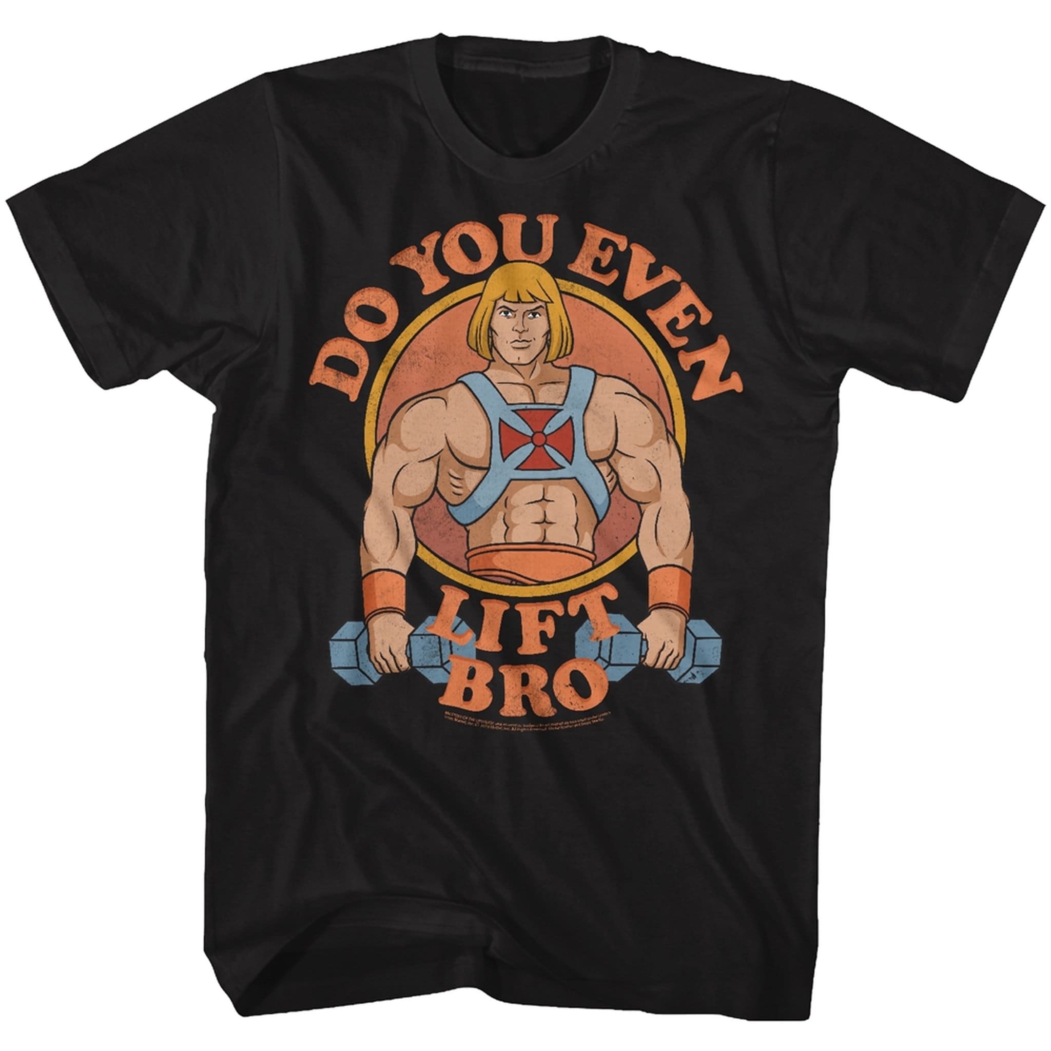 Masters Of The Universe U Even Lift Black Adult T-Shirt
