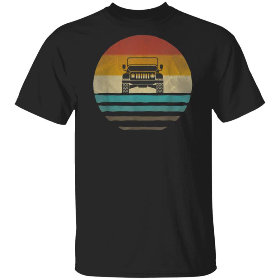 Vintage Jeeps Shirt Retro 70s Sunset Off Road Men Women Gift