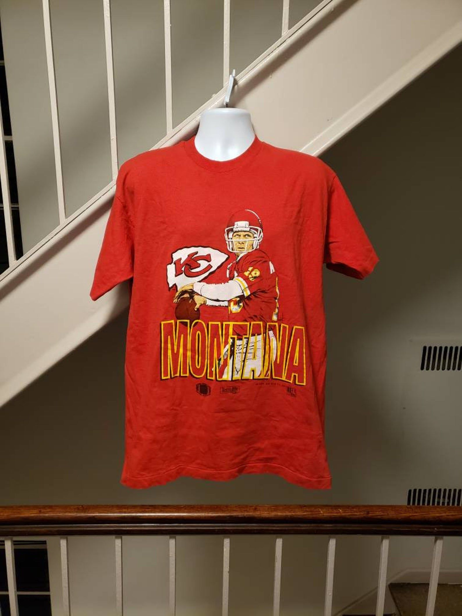 Kansas City Chiefs Joe Montana 1993 Vintage T-Shirt