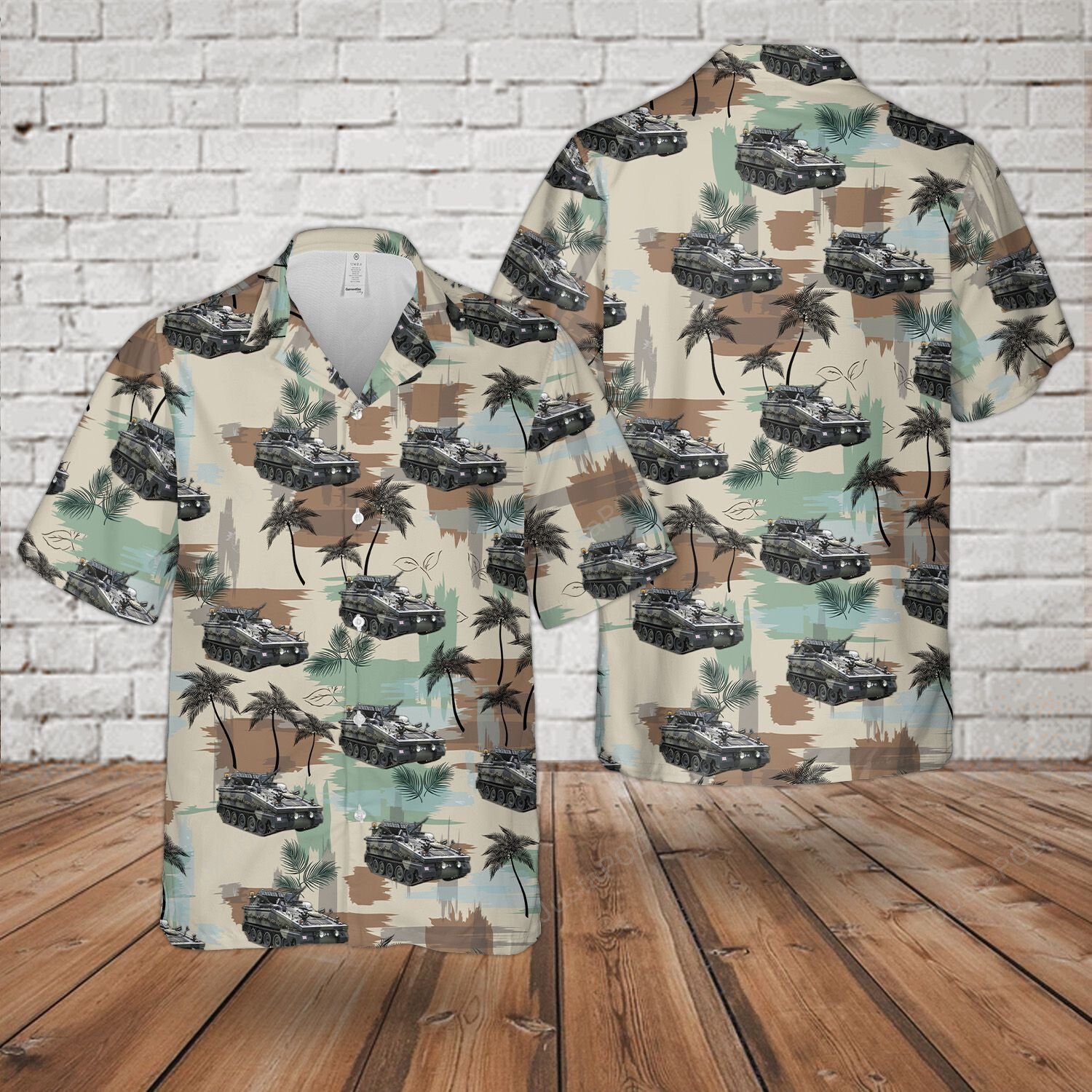 British Army Fv 102 Cvr Striker Hawaii Shirt Ha104200