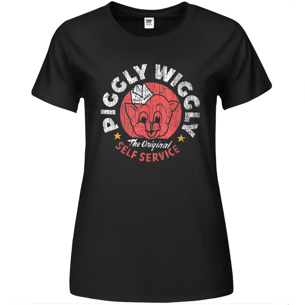 Retro Piggly Willy Premium Womens T Shirts