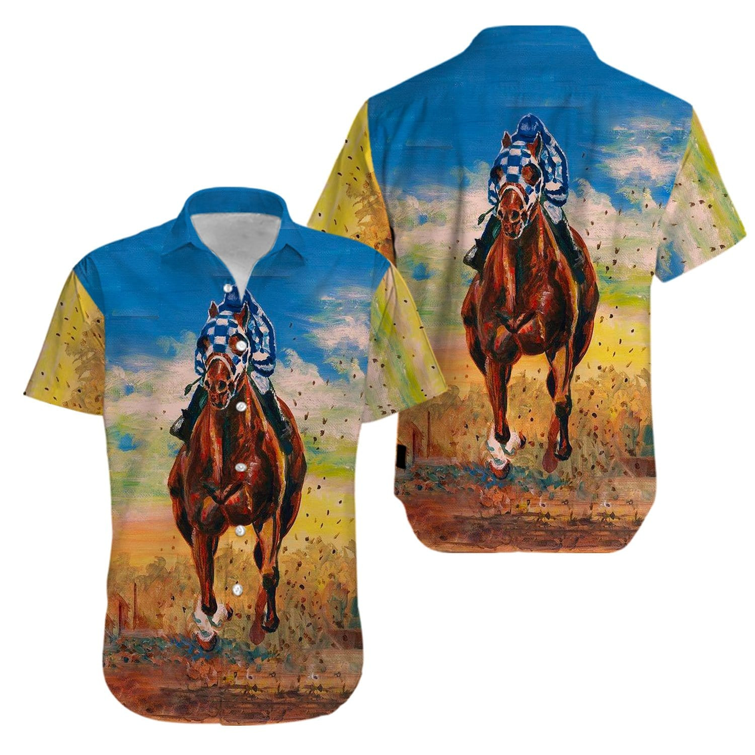 Secretariat Best Horse Racing Hawaii Aloha Shirts Kv Ha55045