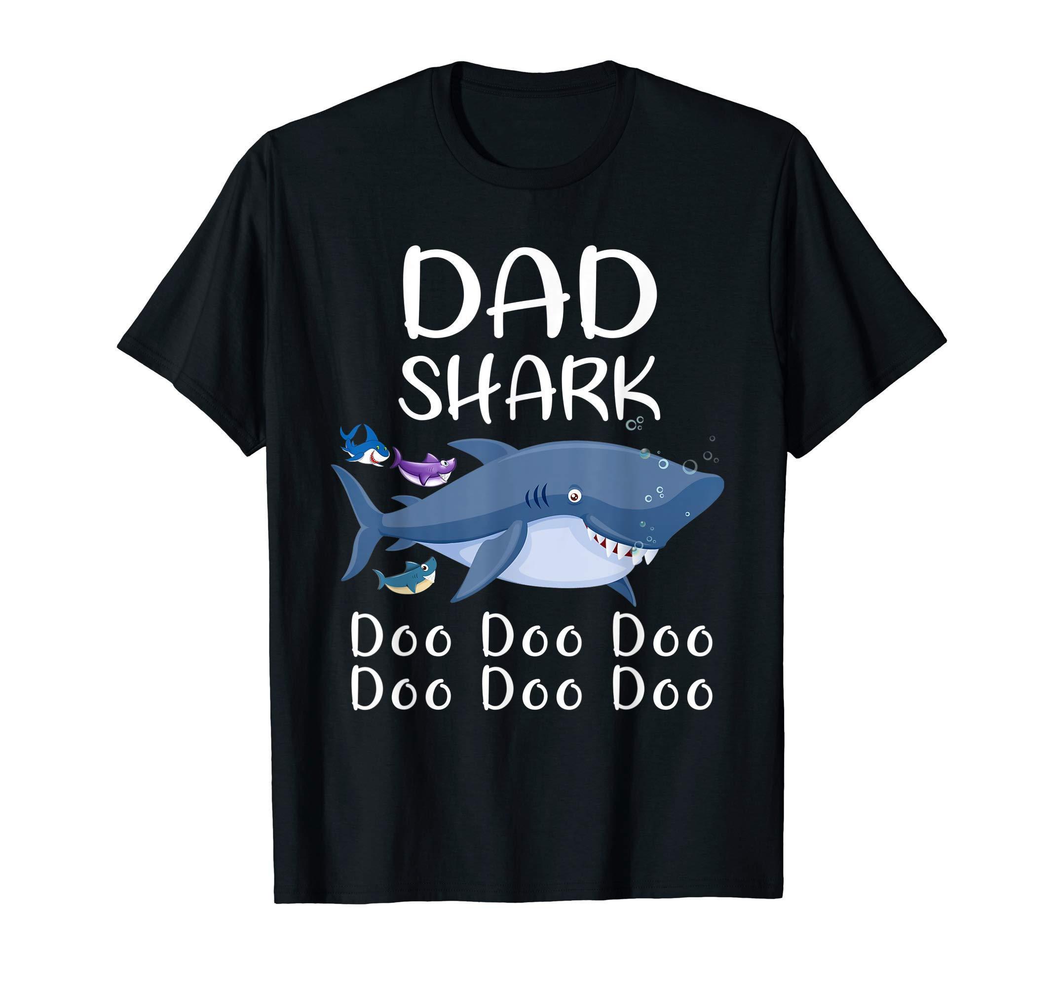 Dad Shark Doo Doo Doo Gifts Matching Family T-Shirt