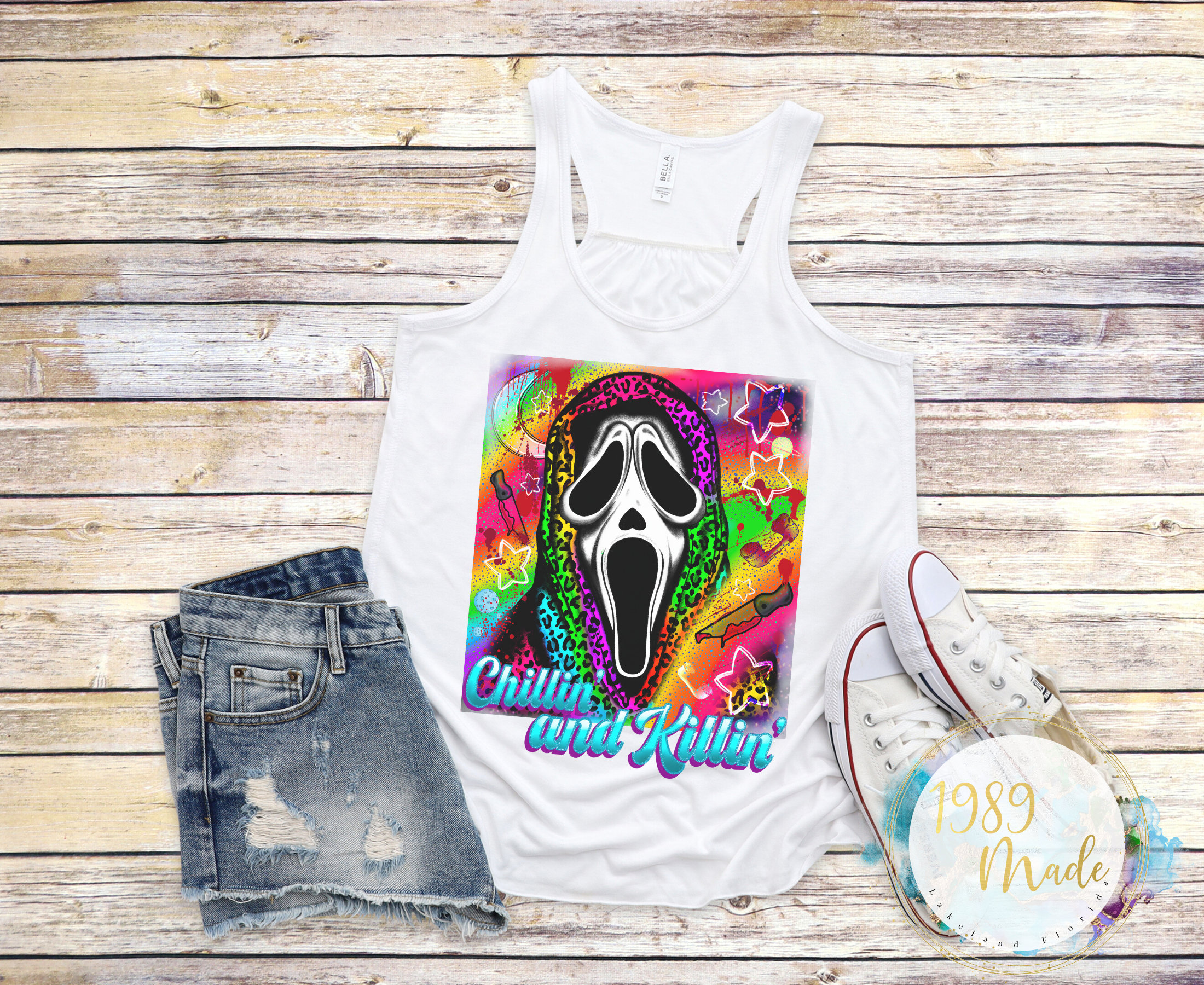 Chillin and Killin’ Ghost face Tank.