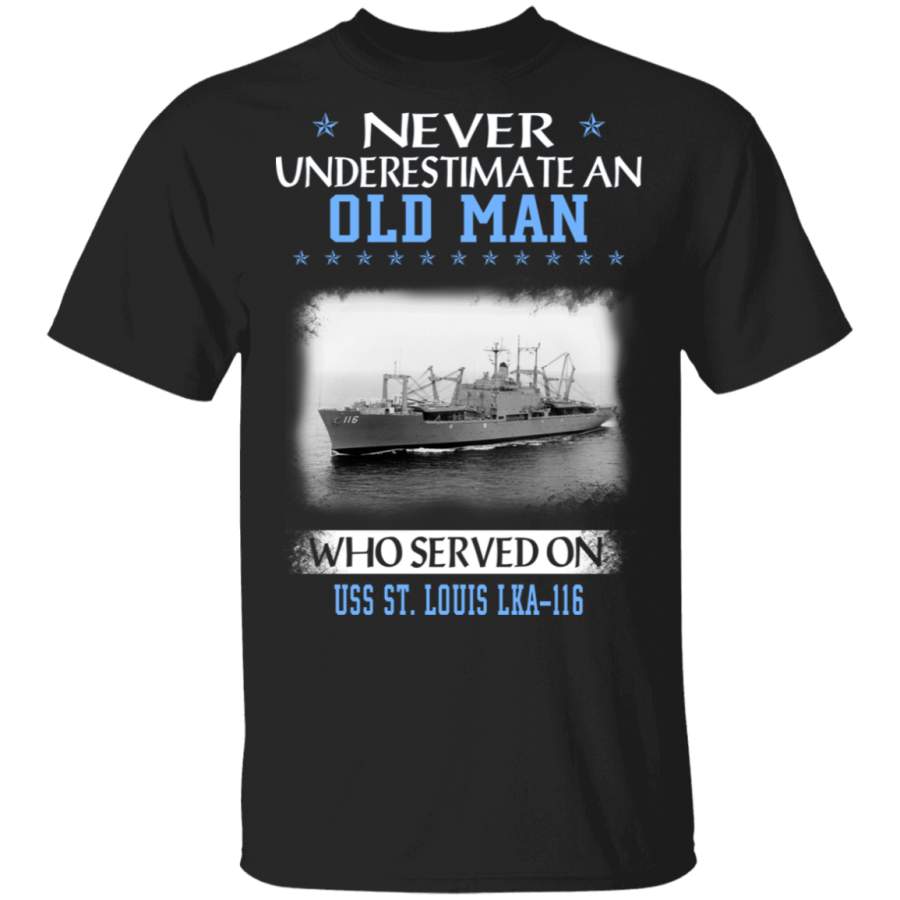 USS ST. LOUIS LKA-116 Veterans Day Christmas Gift T-Shirt