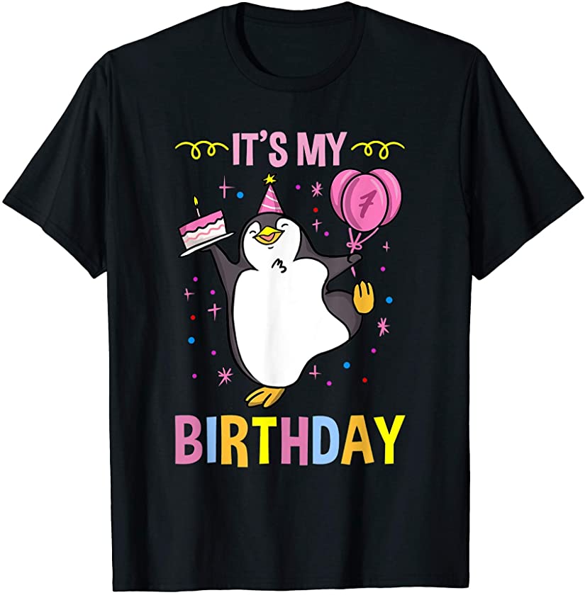 Its My 7th Birthday Penguin T-Shirt