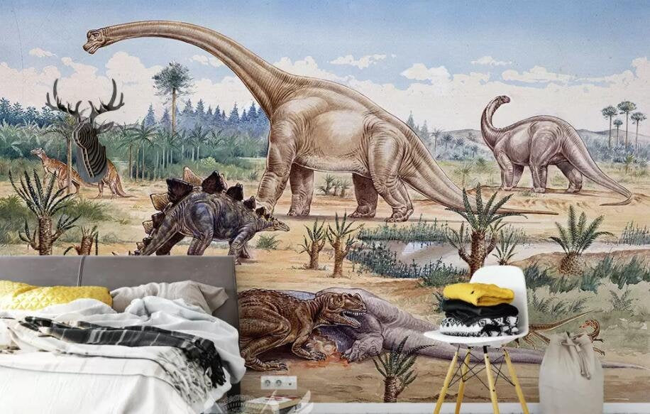 3D Kids, Jurassic Century, Dinosaurs Wallpaper-Nursery