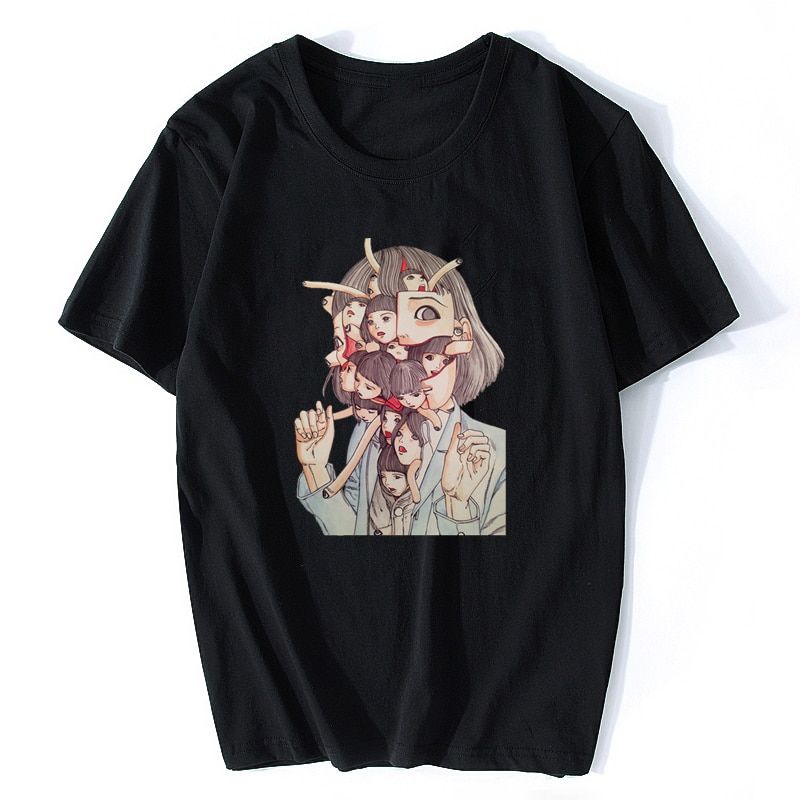 Manga Junji Ito Shintaro Kago Design Aesthetic T Shirt