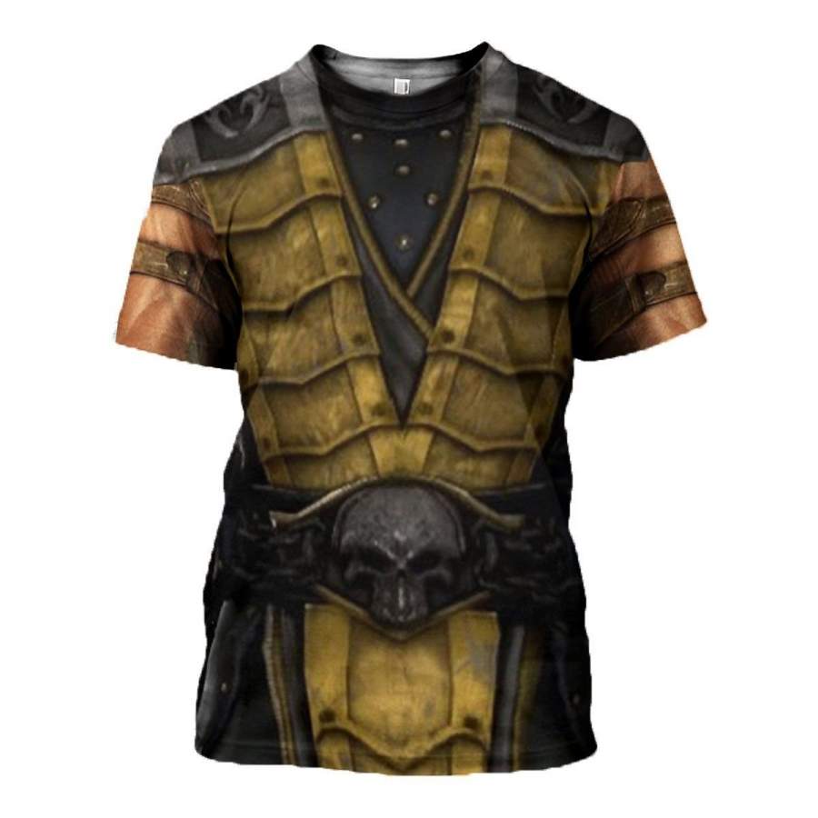 Scorpion Mortal Kombat T-Shirt 3D Print Unisex