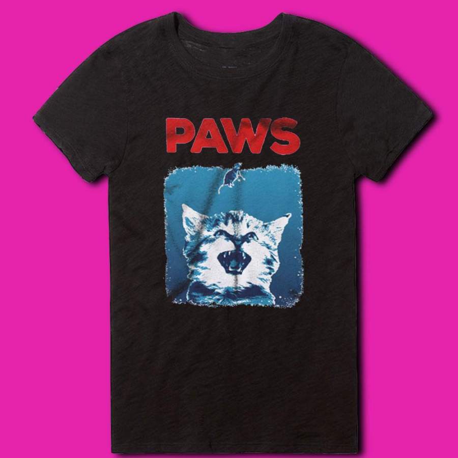 Cat Kitten Parody Jaws Women’S T Shirt