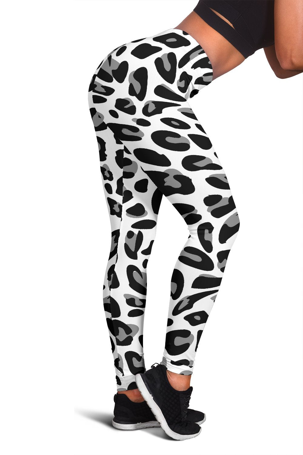 Snow Leopard Skin Print  Women Leggings