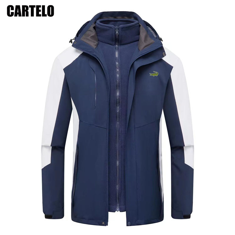 World Hot Sale Men’s Winter Hooded Embroidery Sweatshirt Top Quality Thickened Warm Windproof Outdoor Hiking Jacket for Couples alx