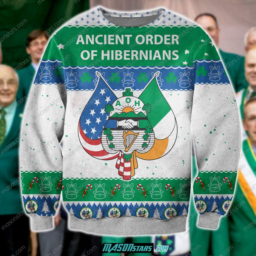 3D ALL OVER Ancient Order of Hibernians UGLY SWEATER 81020192