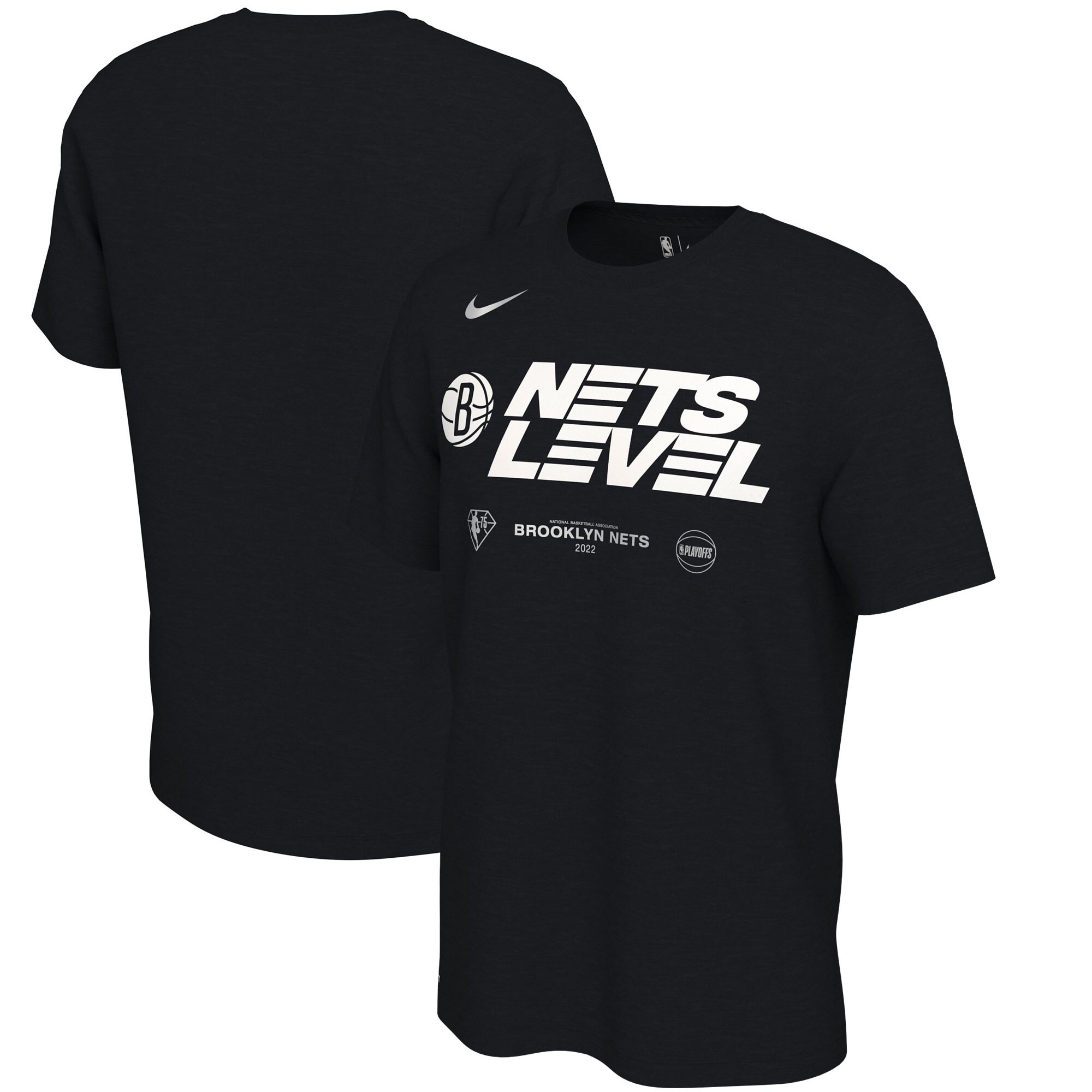 Brooklyn Nets 2022 NBA Playoffs Mantra T-shirt – Black