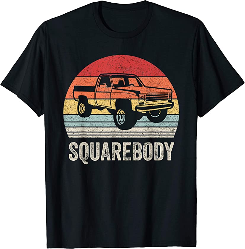 Vintage Retro Classic Square Body Squarebody Truck T-Shirt