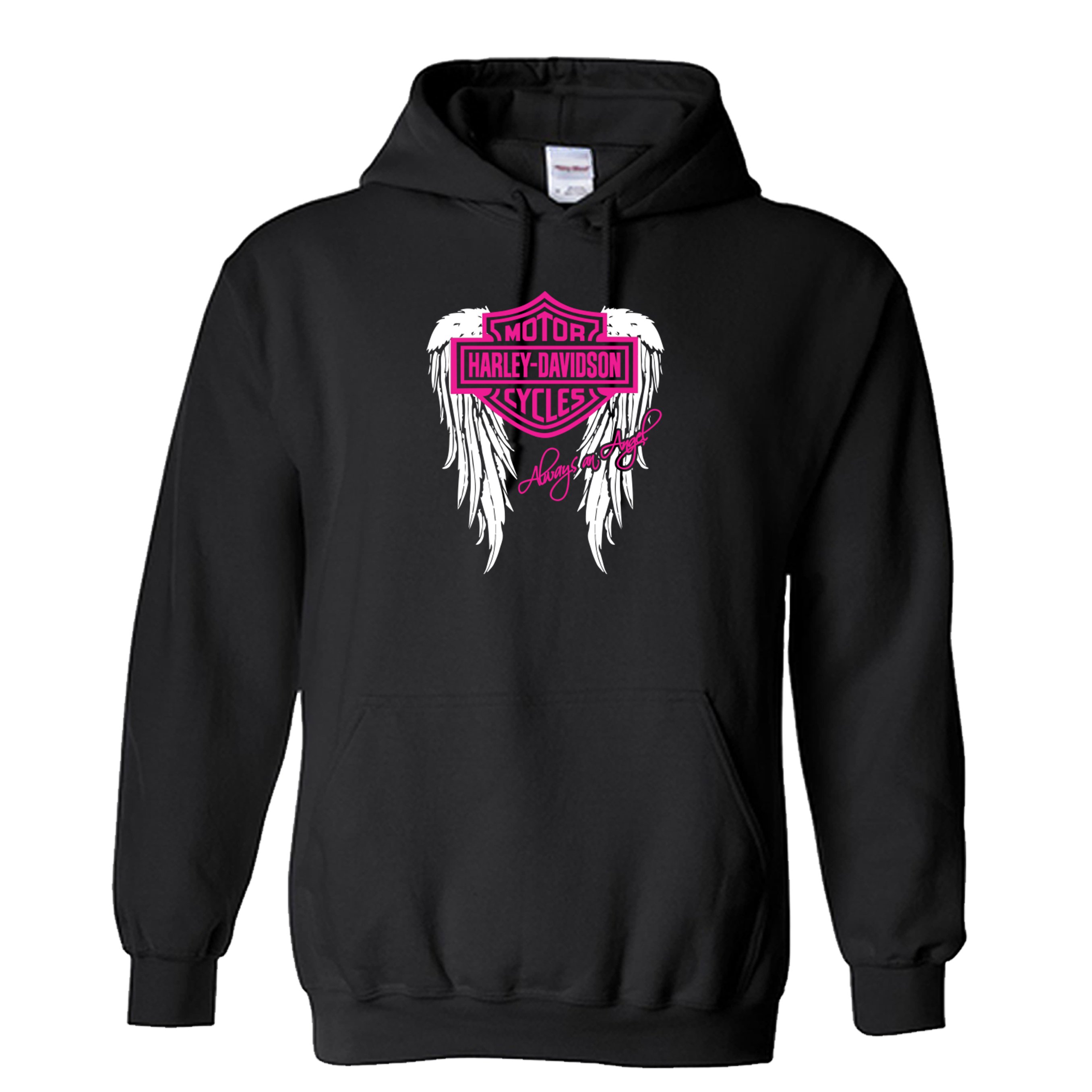 Harley Davidson Always An Angel Unisex Hoodie