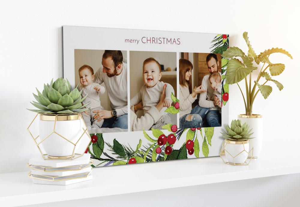 ViticStore™ Wonderful Time, Customize Family Picture&Name – Christmas canvas for decor, family gift, home decor, christmas gift