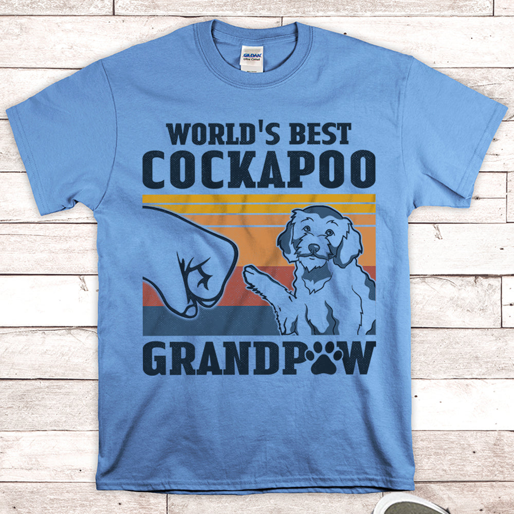 World’S Best Cockapoo Grandpaw Shirts Gift For Cockapoo Grandpa M0402 Nh95