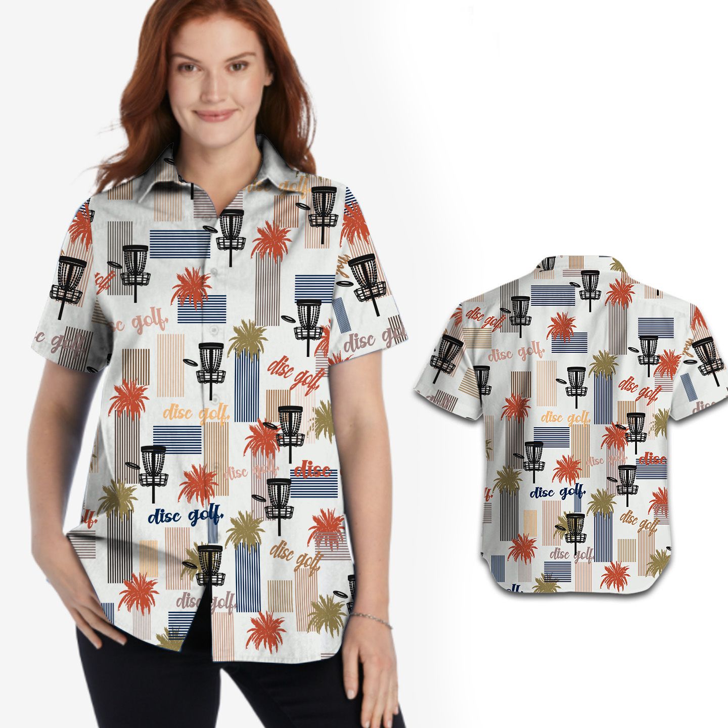 Disc Golf Tropical Women Hawaii Shirt For Sport Lovers In Summer Ha54858