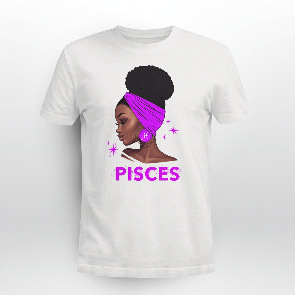 Zodiac Shirt Birthday Gift For Black Girl Zodiac Tshirt Pisces Queen Shirt