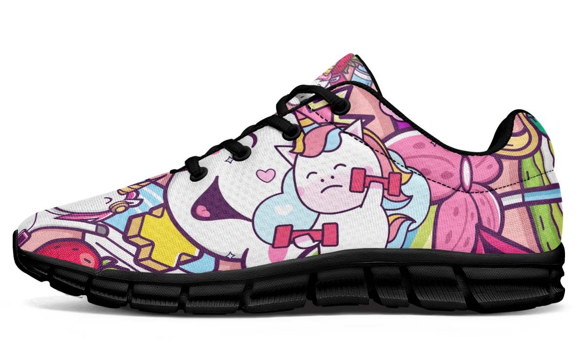 Cartoon Fit Unicorn Breathable Sneakers Custom Shoes