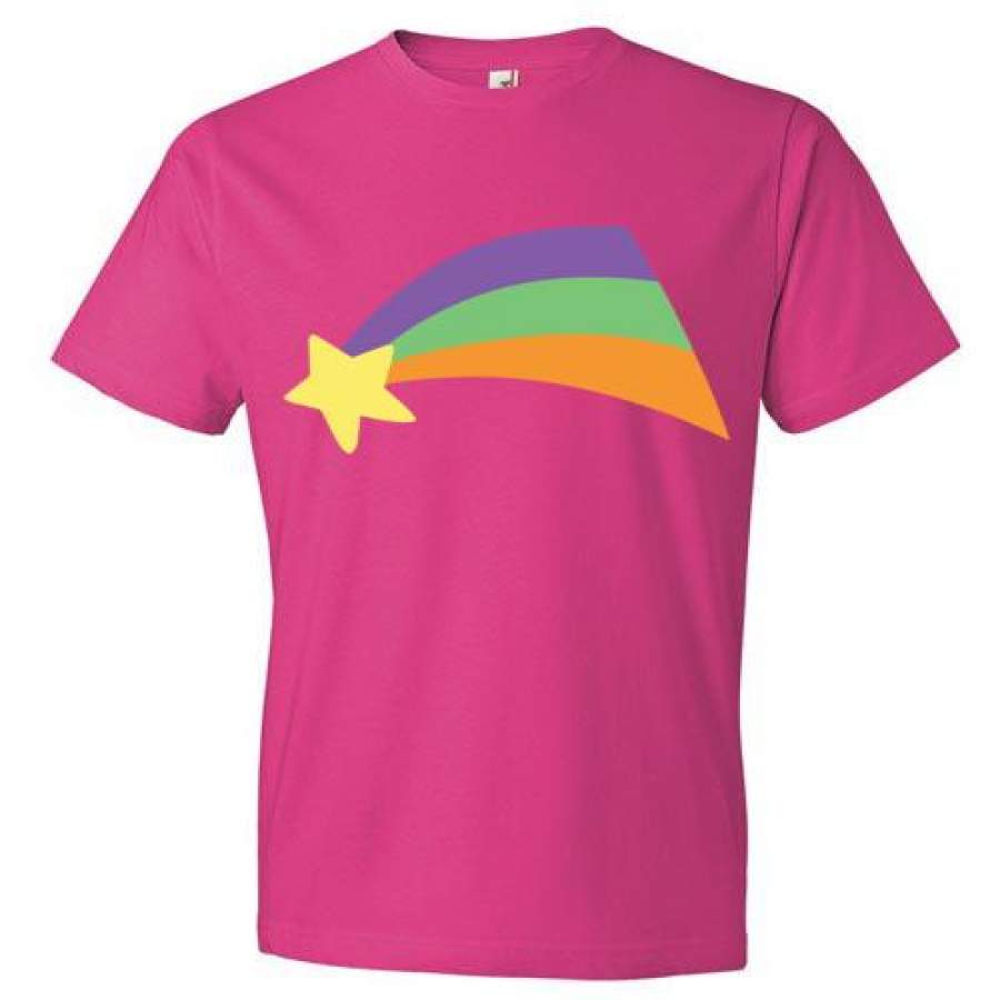 Mabel Pines Shooting Star Rainbow Gravity Falls Cosplay  Anvil Fashion T-Shirt