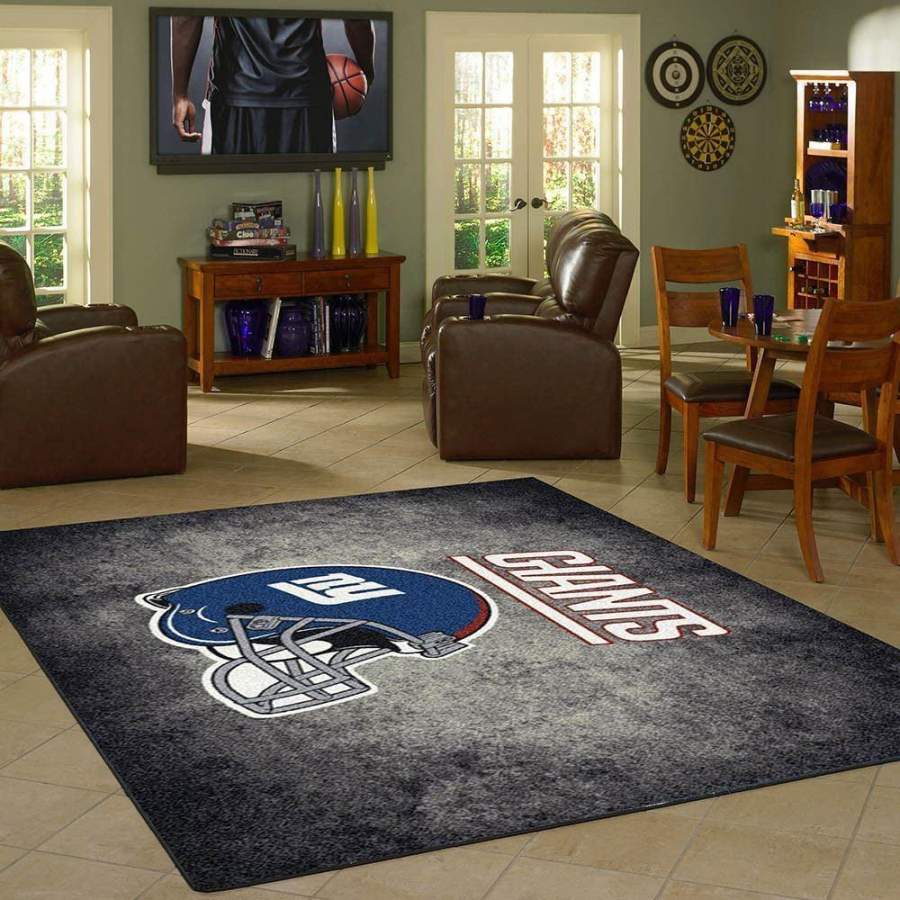 New York Giants Area Rug Football Area Rug Floor Decor